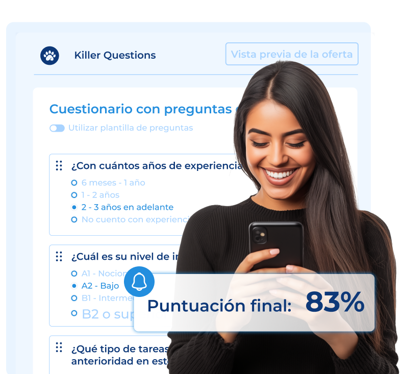 Killer Questions_ filtra candidatos con precisión desde el inicio